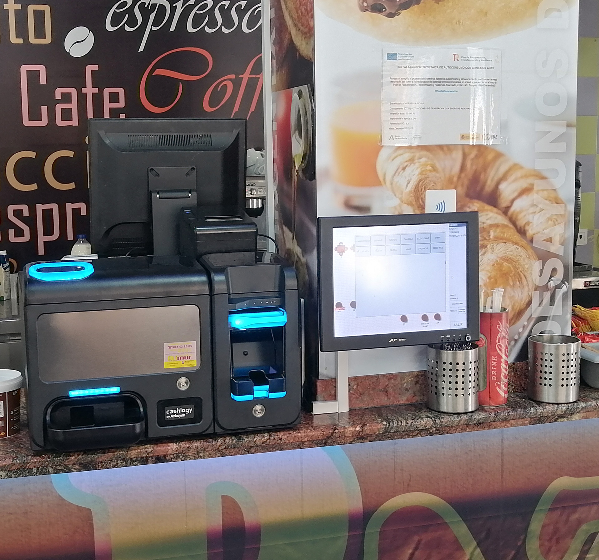 quiosco desatendido cashlogyy